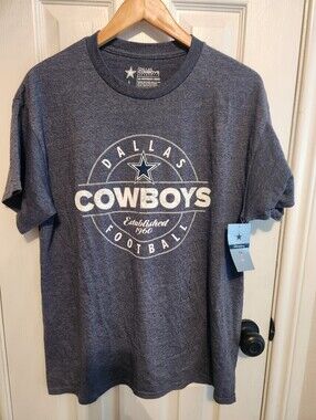 Dallas Cowboys Shirt Men Size Large NWT NFL Football Short Sleeve
